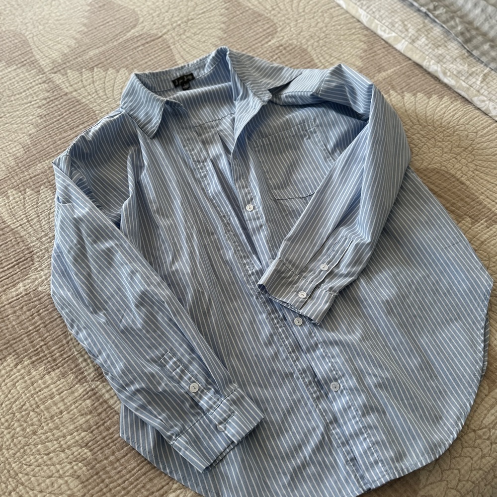 Blue Striped ladies Shirt